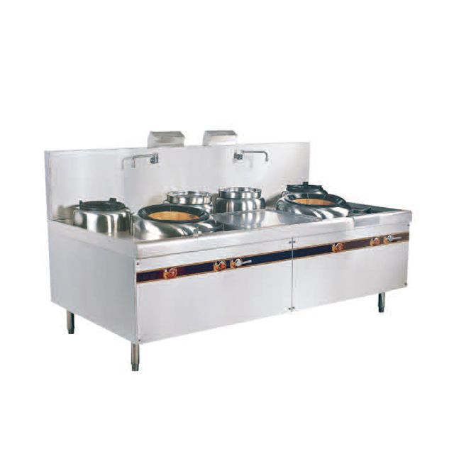 沪式双头小炒炉-炉具厨房设备-深圳市宏润厨房设备有限公司